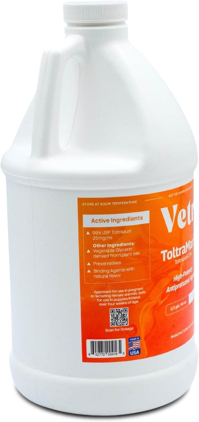 Toltrazuril 2.5% for Horses, Dogs, Cats, 1/2 Gallon, For Non-food chain animals