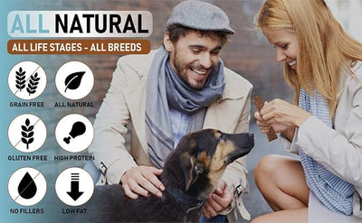 Beef & Banana 12 oz. Dog Jerky Treat | Human Grade | High Protein