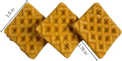 Farmland Traditions Chicken & Waffle Bites, Gluten-Free Dog Treats, Made in USA for All Breeds & Sizes, 1 Pound Bag
