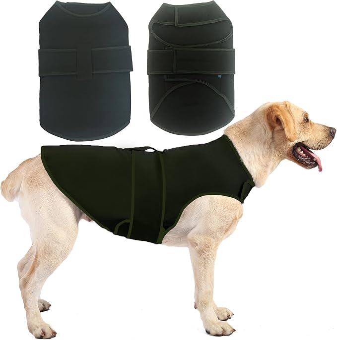 Dog Anxiety Vest Calming Jacket for Small Medium Large Dogs, Dog Shirt Wrap for Indoor Outdoor Fireworks, Thunder, Travel, Separation