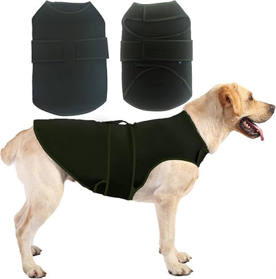 Dog Anxiety Vest Calming Jacket for Small Medium Large Dogs, Polyester Spandex Dog Shirt Wrap for Indoor Outdoor Fireworks, Thunder, Travel, Separation