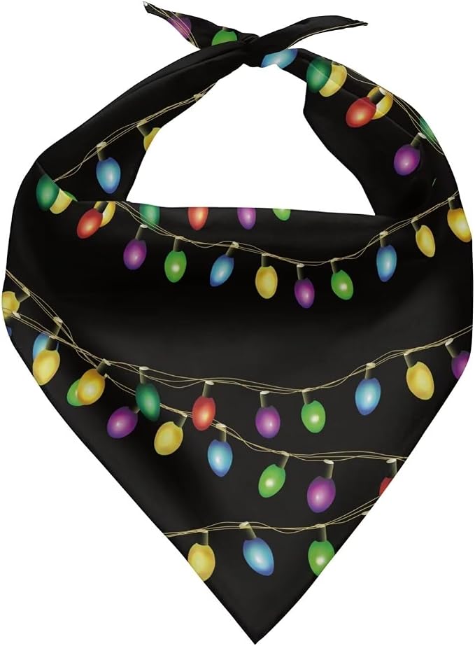 KEIAHUAN Christmas Dog Bandanas - Washable Triangle Puppy Bibs Xmas Reversible Kerchief Costume Decoration Accessories
