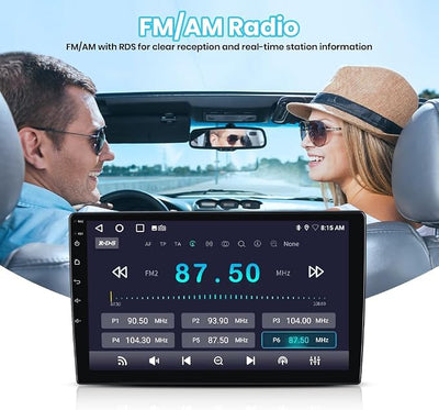 Android Car Stereo for Chevy Silverado Tahoe GMC Sierra 2007-2013 | Wireless CarPlay & Android Auto, HD Touchscreen, Backup Camera, WiFi, GPS, SWC - 2GB+64GB