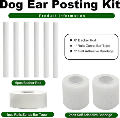 Doberman Dog Ear Posting Kit, Dog Ear Stand Up Support Tool, Dogs Ears Tap for Doberman Pinscher