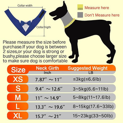 Dog Tuxedo, Formal Dog Wedding Bandana Adjustable Pet Collar with Bow, Small, Medium and Large Wedding Clothing, Birthday Gifts for Dogs