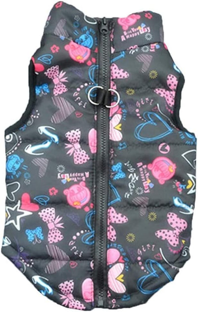 Pet's Cute Outfit Doggie Cold Weather Coat Small Dogs Warm Garment Winter Apparels Puppy Clothes