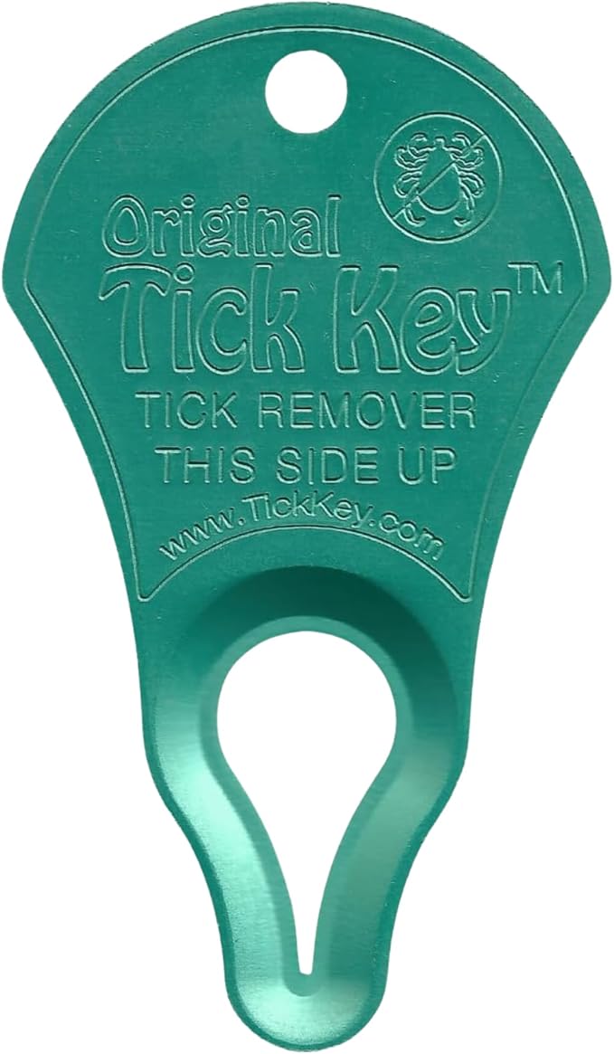 The Original Tick Key - Tick Detaching Device - Portable, Safe and Highly Effective Tick Detaching Tool (Sea Foam)