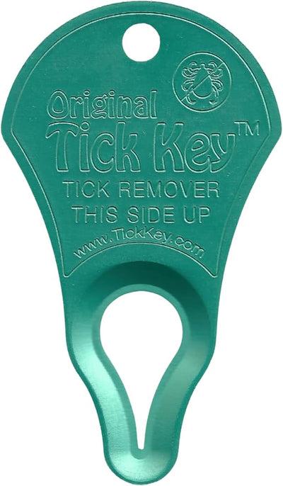 The Original Tick Key - Tick Detaching Device - Portable, Safe and Highly Effective Tick Detaching Tool (Sea Foam)