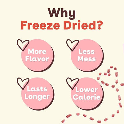 Pupford Freeze Dried Training Treats for Dogs & Puppies, 1400+ Three Ingredient Bites (Beef Liver, 4 oz, 3 Pack)