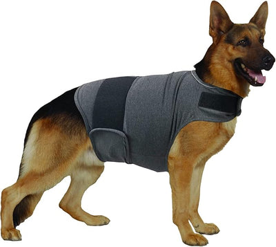 Dog Anxiety Relief Shirt, Adjustable Anxiety Coat Jacket for Fireworks, Thunderstorm, Travel, Separation, Calming Vest Wrap for Small Medium Large Dogs (XL)