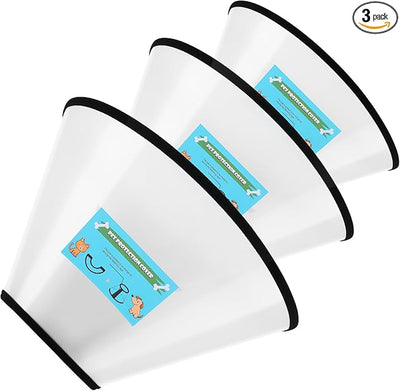 GLADOG Soft Dog Cone Collar – 3 Similar Sizes per Set (S/M/L) for Better Fit, XL Single Size – Cone for Dogs to Stop Licking, Adjustable E Collar for Dogs After Surgery, Elizabethan Collar for Dog