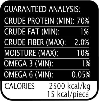 Hubert Pet Cod Skin Crisps, Single Ingredient Fish Skin Dog Treats, 1.5 lbs