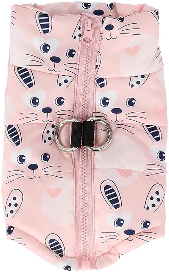 Winter Waterproof Windproof Dog Jacket - Warm Vest Coat for Small & Medium Dogs - Not Suitable for Big Dogs - Rabbits Small