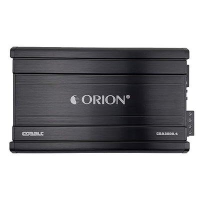 Orion Cobalt Series CBA2500.4 High Efficiency 4-Channel Class A/B Amplifier for Car Audio Stereo - 2500W Max, 400W RMS, 2/4 Ohm Stable, Adjustable Low/High Pass, Bass Boost, MOSFET Power Supply
