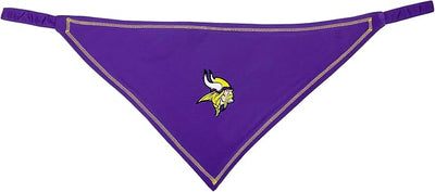 Pets First NFL Minnesota Vikings TIE Bandana, Size Small/Medium. Dog Bandana Scarf Bib for Pet Cat Dog. The Ultimate Game-Day, Party Bandana