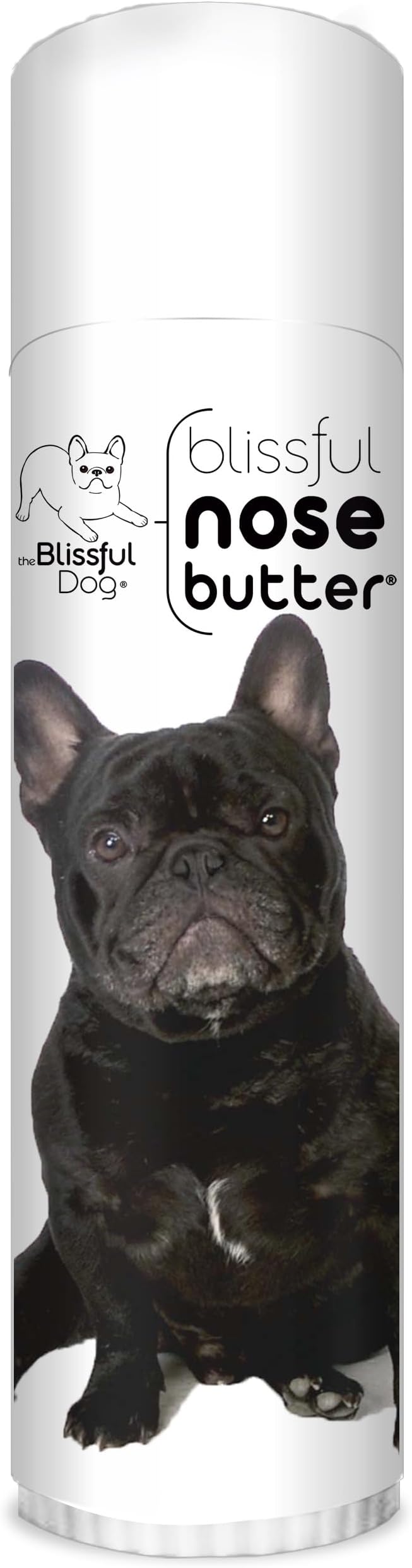The Blissful Dog French Bulldog Brindle Nose Butter, Versatile Dog Nose Balm for Dry Nose, Handcrafted Nose Moisturizer, Easy-to-Apply Dog Essentials, Unscented, 0.50 oz.