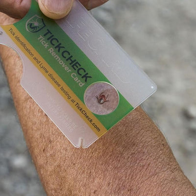 TickCheck Tick Remover Card - Wallet Sized Tick Removal Tool with Free Tick ID Card & Testing Information - for People, Dogs, Cats (50 Cards)