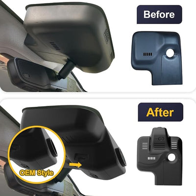 Fitcamx 4K Dash Cam Suitable for Chevy Bolt EV & EUV LT Premier 2022-2024 (HD2-4267) has Auto-Dimming, OEM Look, UHD 2160P Video, Built-in WiFi & APP, Loop Recording, G-Sensor, Plug & Play, 64GB Card