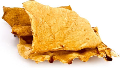 ValueBull USA Rawhide Chips, Chicken Infused, 100 Count Bulk Pack - Natural & Safe, USA Beef Hide, Long Lasting, Chemical Free, No Artificial Flavors