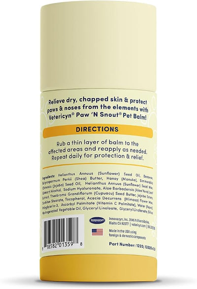 Vetericyn Paw 'N Snout Pet Balm, 2.5 oz