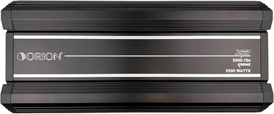 Orion XTR Series XTR5500.1DZ High Power Monoblock Class D Car Amplifier - 5500W RMS, 1-Ohm Stable, Low-Pass Crossover, Bass Boost Control, MOSFET Power Supply, Bass Knob Included, Made in Korea
