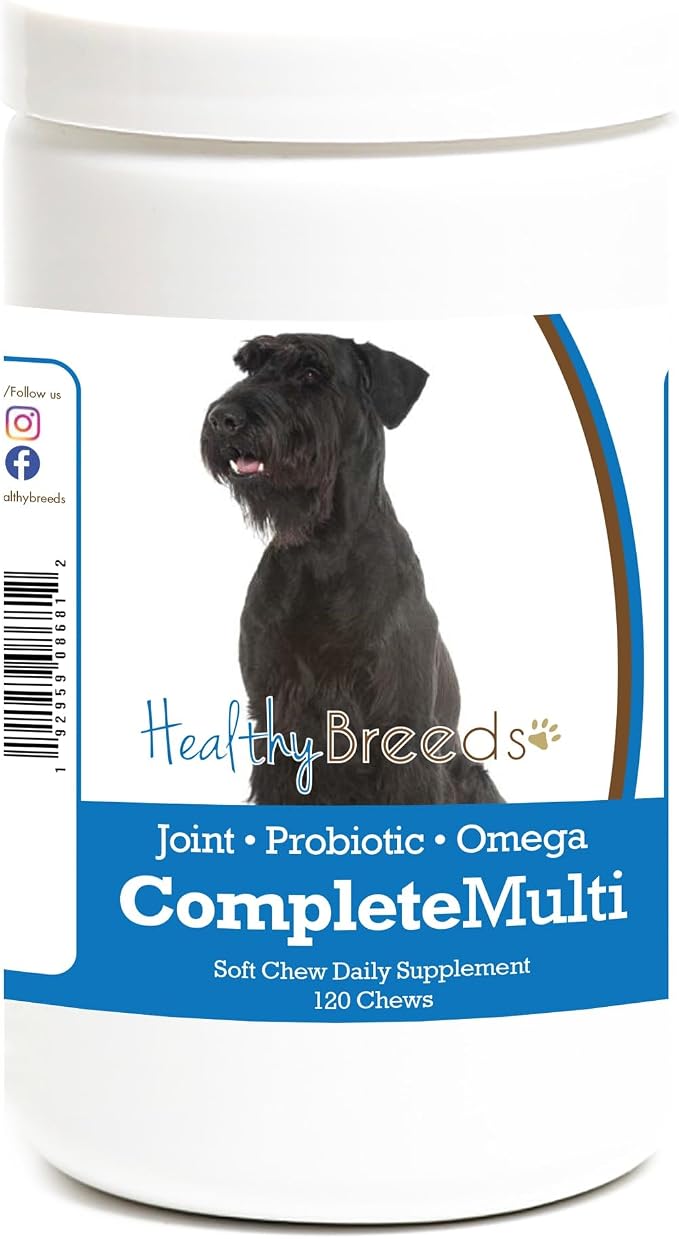 Healthy Breeds Giant Schnauzer All in One Multivitamin Soft Chew 120 Count
