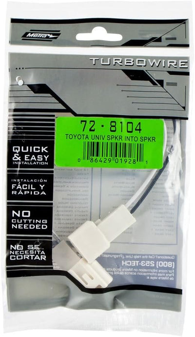 Metra 72-9301 Speaker Connector for Select Toyota/Mitsubishi Vehicles & Metra 72-8104 Speaker Connector for Select Toyota Vehicles
