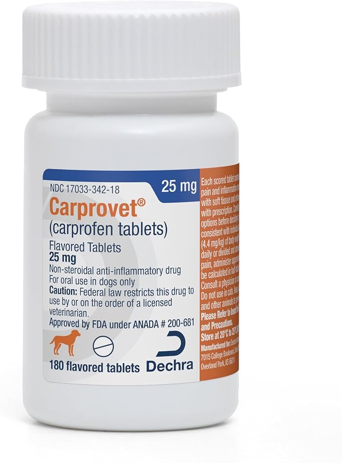 Carprovet® (carprofen Tablets) Flavored Tablets for Dogs - 25mg, 180 Tablets