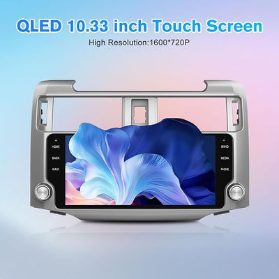 Junsun Car Radio Stereo Upgrade Android 13 for Toyota 4Runner 2010-2023 Head Unit with Wireless CarPlay Android Auto