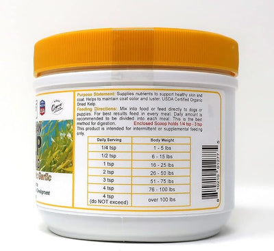 Dogzymes Organic Norwegian Kelp Enhanced with Garlic (12 Ounce)