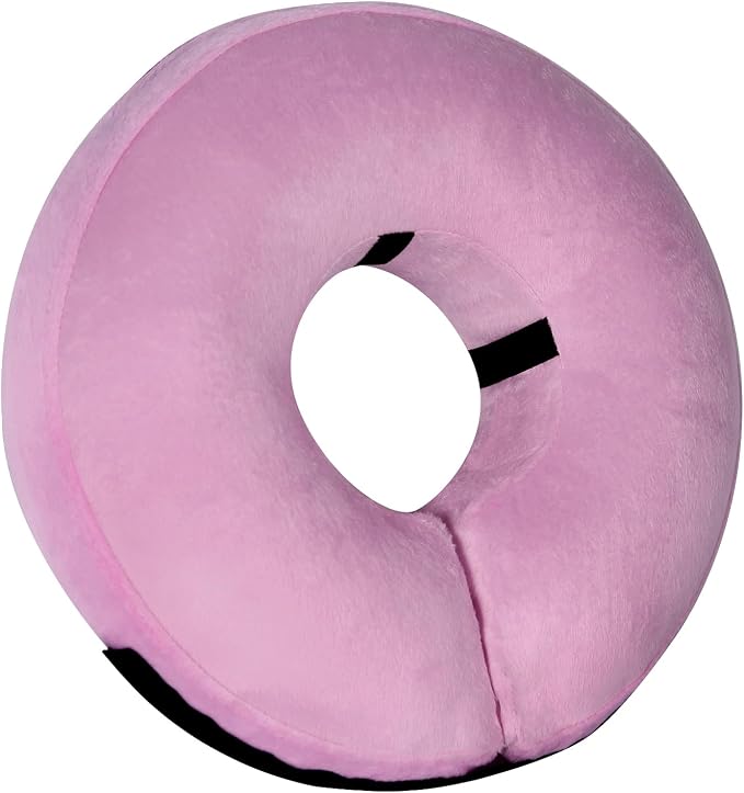 Inflatable Dog Cone Collar-Soft Protective Cone for Dogs After Surgery,Dog Donut Collar for Large Medium Small Dogs and Cats (Purple,Small)