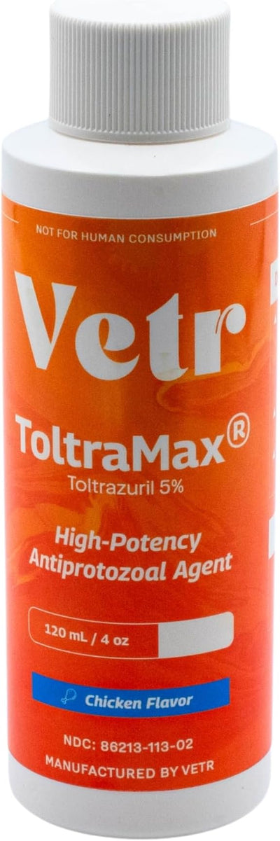 Toltrazuril 5.0% for Horses, Dogs, Cats, 120mL/4 Ounce, for Non-Food Chain Animals, Chicken