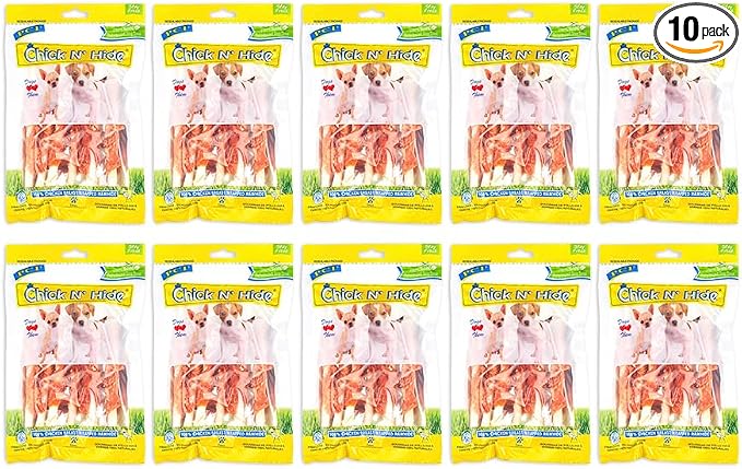 Pet Center Chick n Hide Dog Treats, 10-Pack