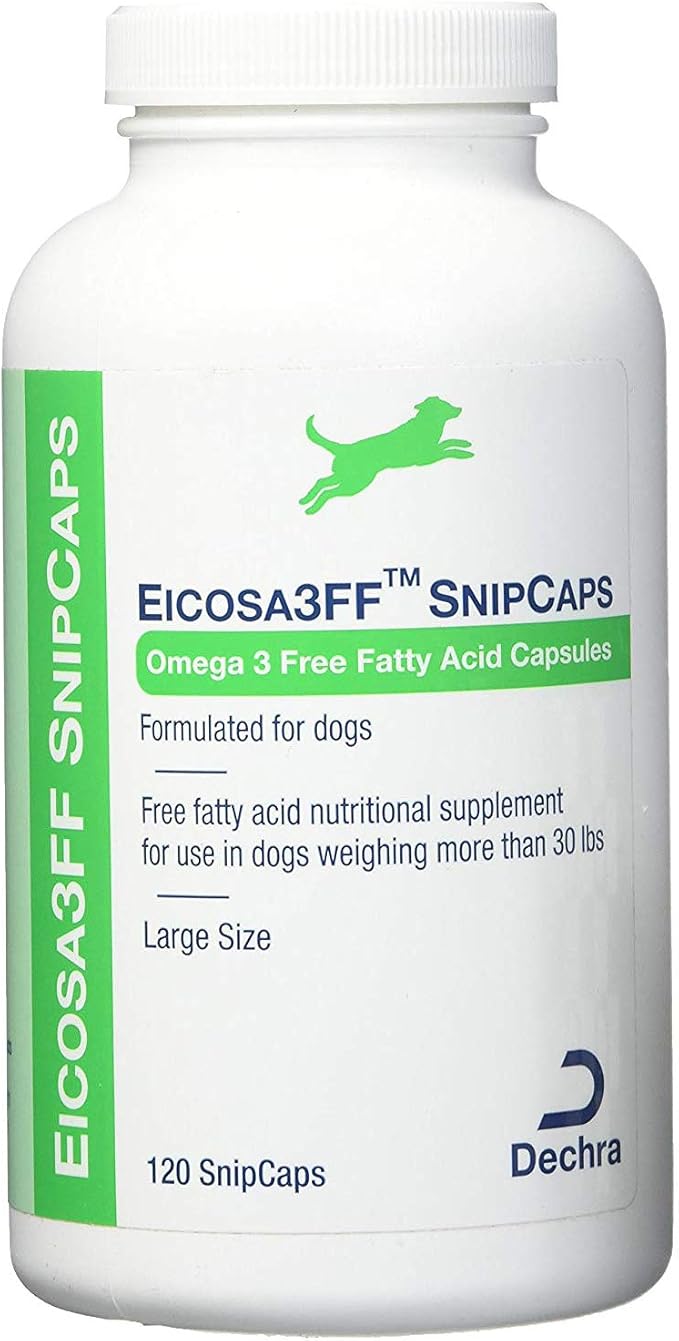 Dechra Eicosa3FF SnipCaps (Large), for Dogs Over 30lbs, 120 Count