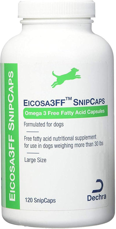 Dechra Eicosa3FF SnipCaps (Large), for Dogs Over 30lbs, 120 Count