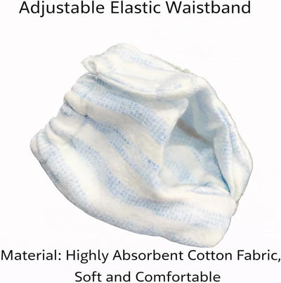 3Pcs Extra Small Squirrel Diapers Reusable (Size S, 3.9" – 6" Waist) | Washable, Stretchable, Highly Absorbent and Leak-Proof, Tiny Pet Diapers for Hamsters, Sugar Glider, Rats, Mice