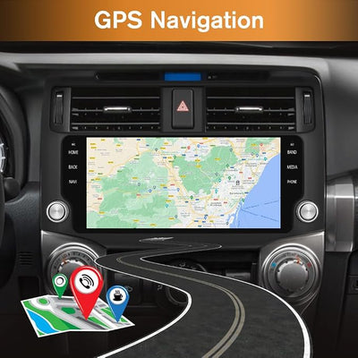 Junsun Car Radio Stereo Android 13 for Toyota 4runner 2010-2022 with GPS Navigation CarPlay Android Auto