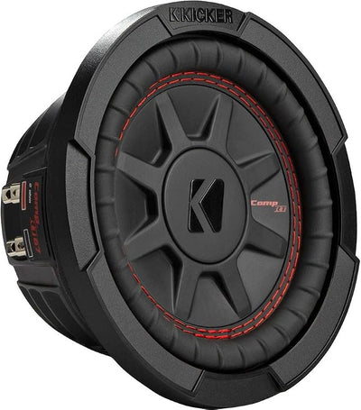 KICKER Subwoofer Package of 2 Items: 6.75" CompRT Subwoofers DVC 4-ohm (Pair) - 2X 48CWRT674 Subs
