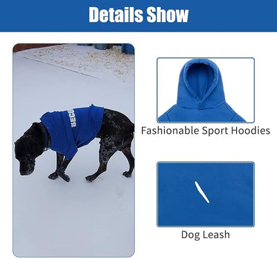 BINGPET BA1002-1 Security Patterns Printed Puppy Pet Hoodie Dog Clothes Medium