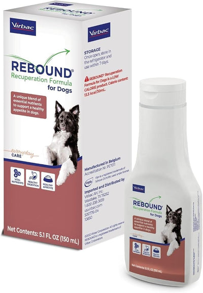 Virbac REBOUND® Recuperation Formula for Dogs - Promotes the restoration of healthy digestion, hydration, and nutrition