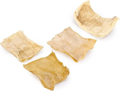 ValueBull USA Rawhide Chips, 50 Count - Natural & Safe, USA Beef Hide, Long Lasting, Chemical Free, No Artificial Flavors
