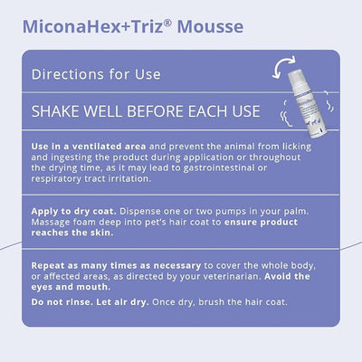 MiconaHex+Triz Mousse, 7.1 oz