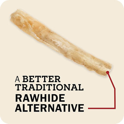 Redbarn Pet Products All-Natural Large 12" Beef Collagen Sticks for Dogs-Long Lasting Low-Odor Alternative to Traditional Rawhide&Bully Sticks-Supports Healthy Joints,Skin,&Coat-,3 Count (Pack of 2)