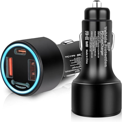 EMP Vehicle Protection, Haoguo Protector Comes with 2 USB and 1 PDni Interfaces, Lightning, Solar Flare and Surge Protection, Suitable for 12-Volt DC in Cars and Trucks