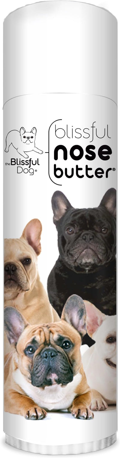 The Blissful Dog French Bulldog Nose Butter, Versatile Dog Nose Balm for Dry Nose, Handcrafted Nose Moisturizer, Easy-to-Apply Dog Essentials, Unscented, 0.50 oz.