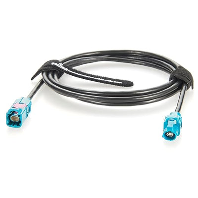 Rosenberger E6S10A-1CAZ5-Z to E6K10A-1CAZ5-Z H-MTD Automotive Ethernet Cable 10Gbps 100/1000BASE-T1 H-MTD Z Code Male to Female Extension Cable for ADAS, ECU, Robotaxi, In-Vehicle Networks (3M/9.84FT)