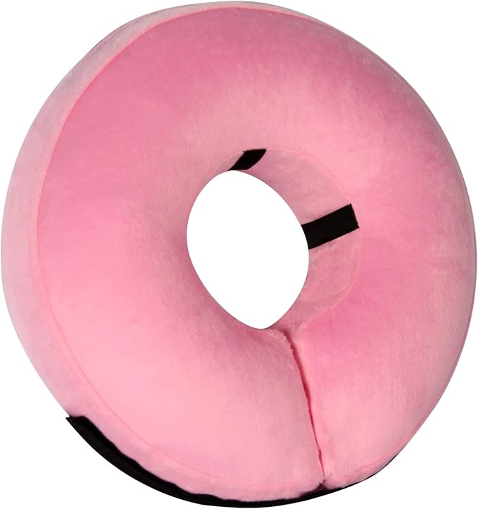 Inflatable Dog Cone Collar-Soft Protective Cone for Dogs After Surgery,Dog Donut Collar for Large Medium Small Dogs and Cats (Pink,X-Large)