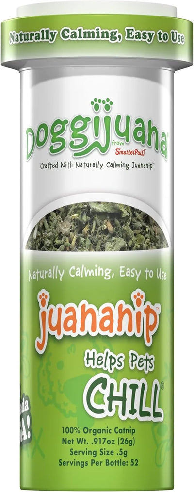 Doggijuana | Juananip™ Refill Bottle for Dogs | Premium Organic | Naturally Calming | Promotes Relaxation and Encourages Play | Grown in North America