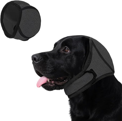 Dog Ear Muffs Noise Protection, Dog Ear Covers for Bath, Dog Quiet Ear Wrap, Waterproof Dog Calming Hoodie for Hematoma, Bathing, Drying, Swim& Noise Anxiety Relief