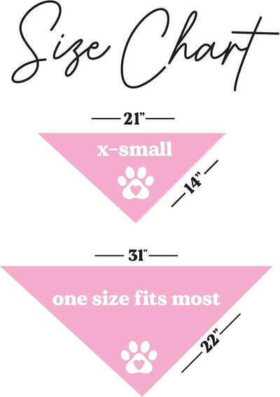 My First Easter Dog Bandana | 100% Cotton Adjustable Triangle | Made in USA | Easter Bunny | Egg Hunt| Funny Outfit Prop Photoshoot |Baby Pink, X-Small (392)